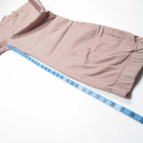 Anthropologie The Richie Striped Slim Jogger Mauve 14 - Picture 6 of 13